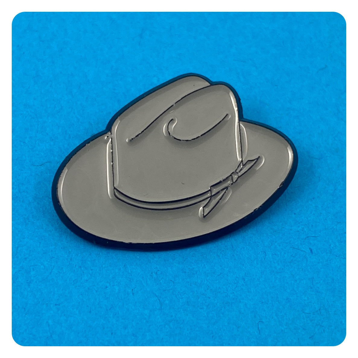 Open Road Cowboy Hat Enamel Pin Ridin' High Productions