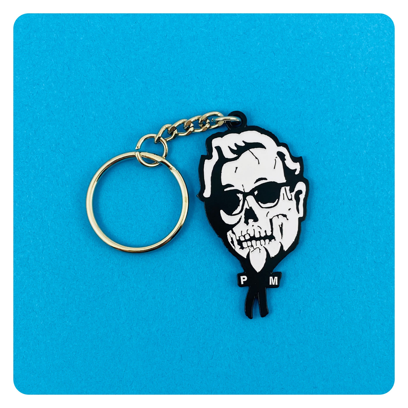 Skull Sanders Keychain