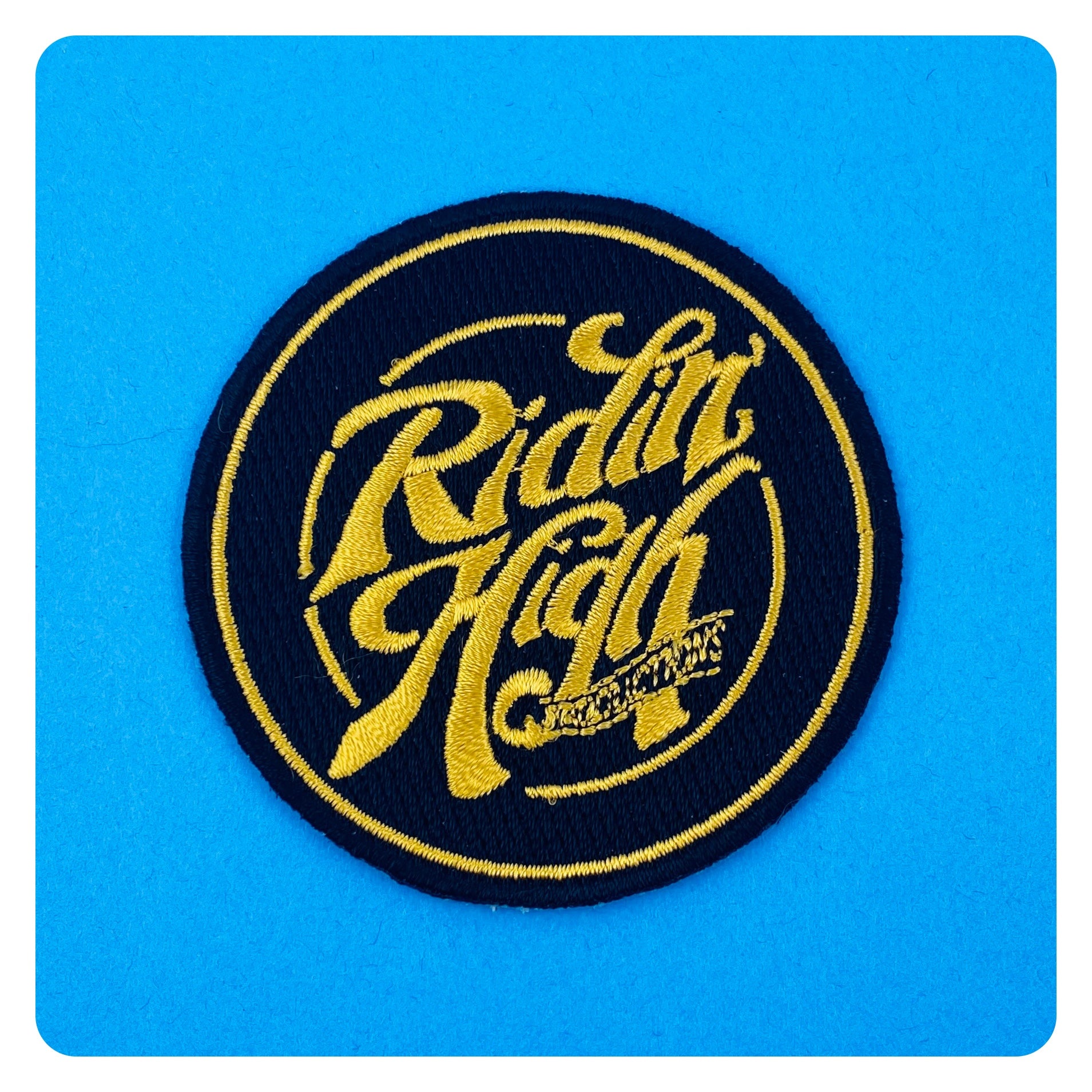 Ridin' High Productions Logo Iron On Patch