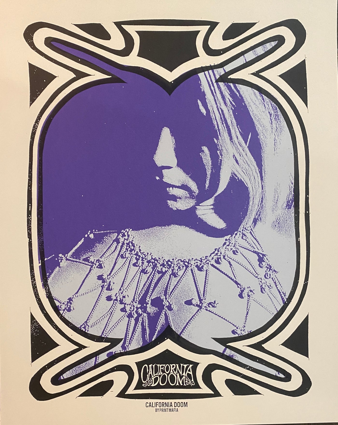 Lavender Girl California Doom Poster