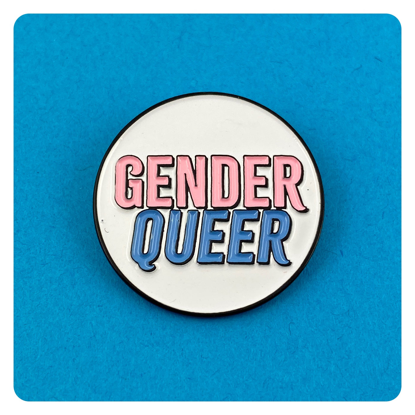 Gender Queer Enamel Pin