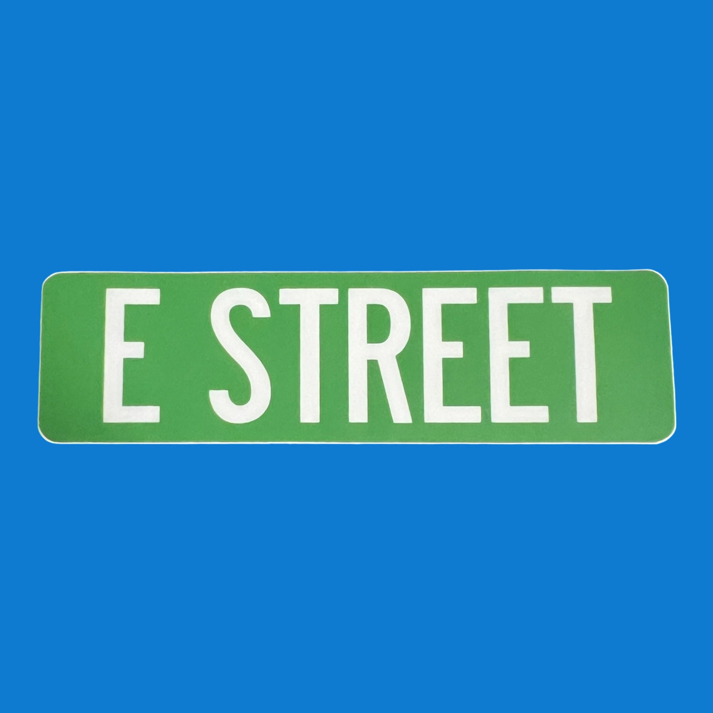 E Street Sticker