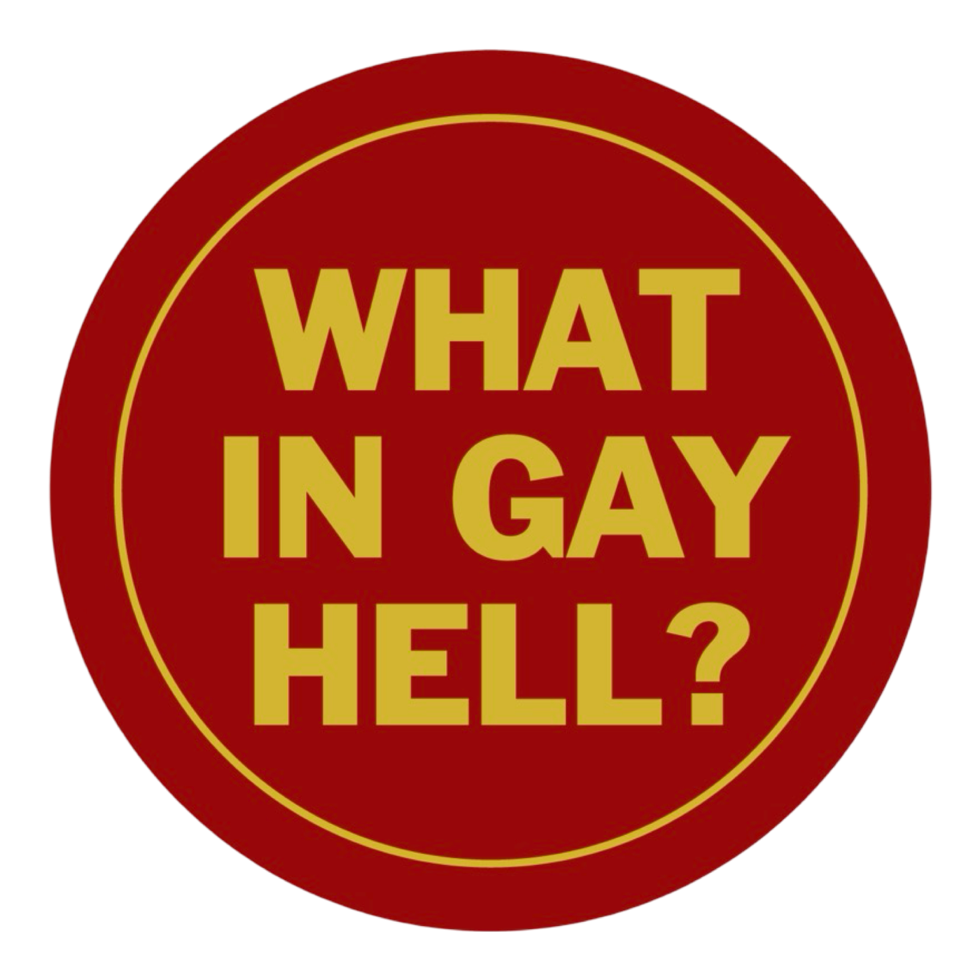 Gay Hell Sticker