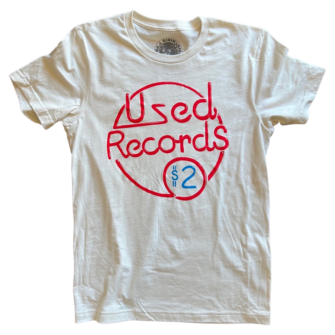 Used Records Tee by Ridin' High