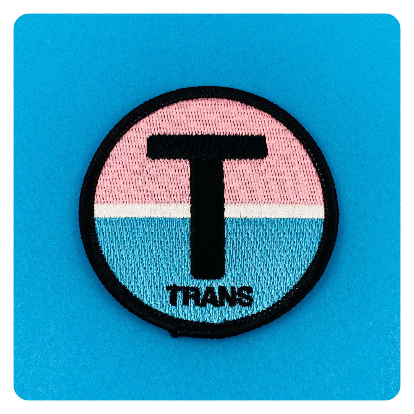 Trans FTM Iron On Patch