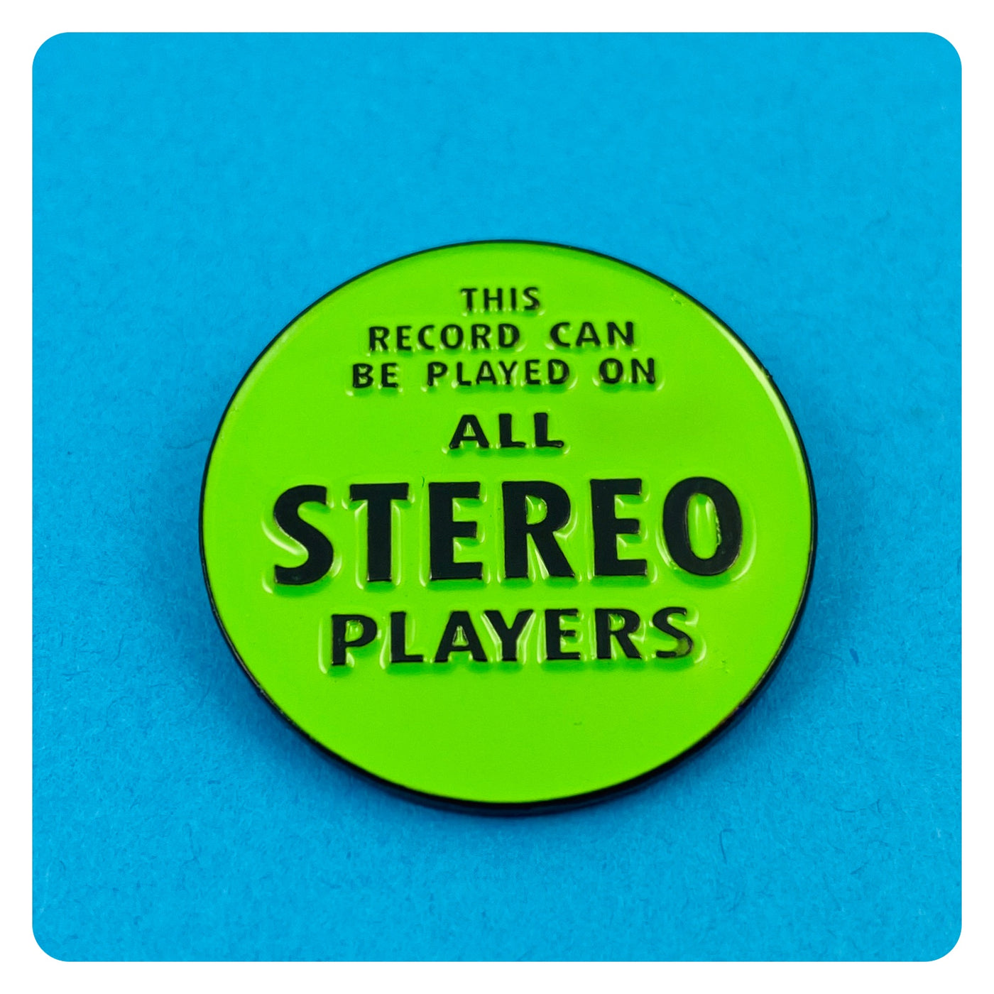 Stereo Players Enamel Pin
