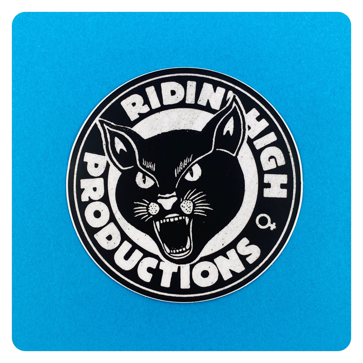 Ridin' High Productions Brand Sticker