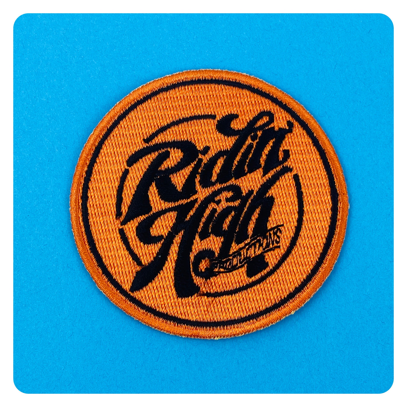 Ridin' High Productions Logo Iron On Patch