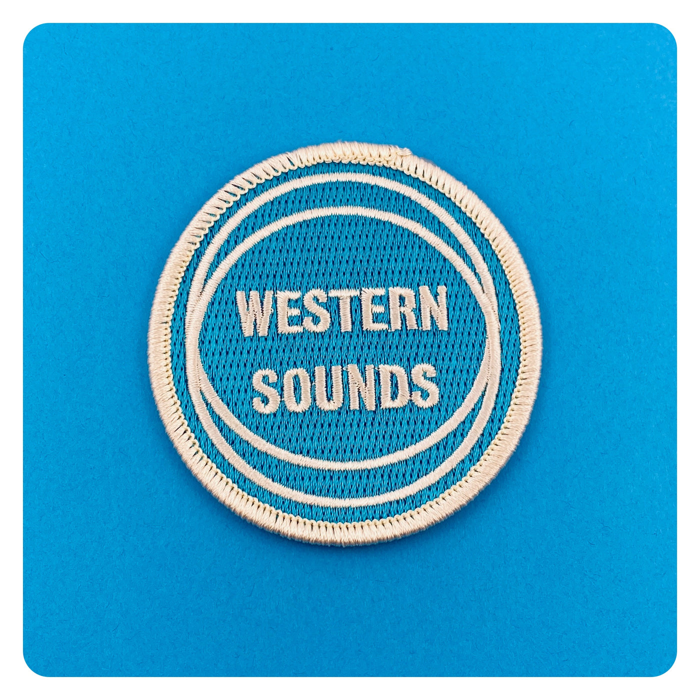 Western Sounds Vintage album art patch