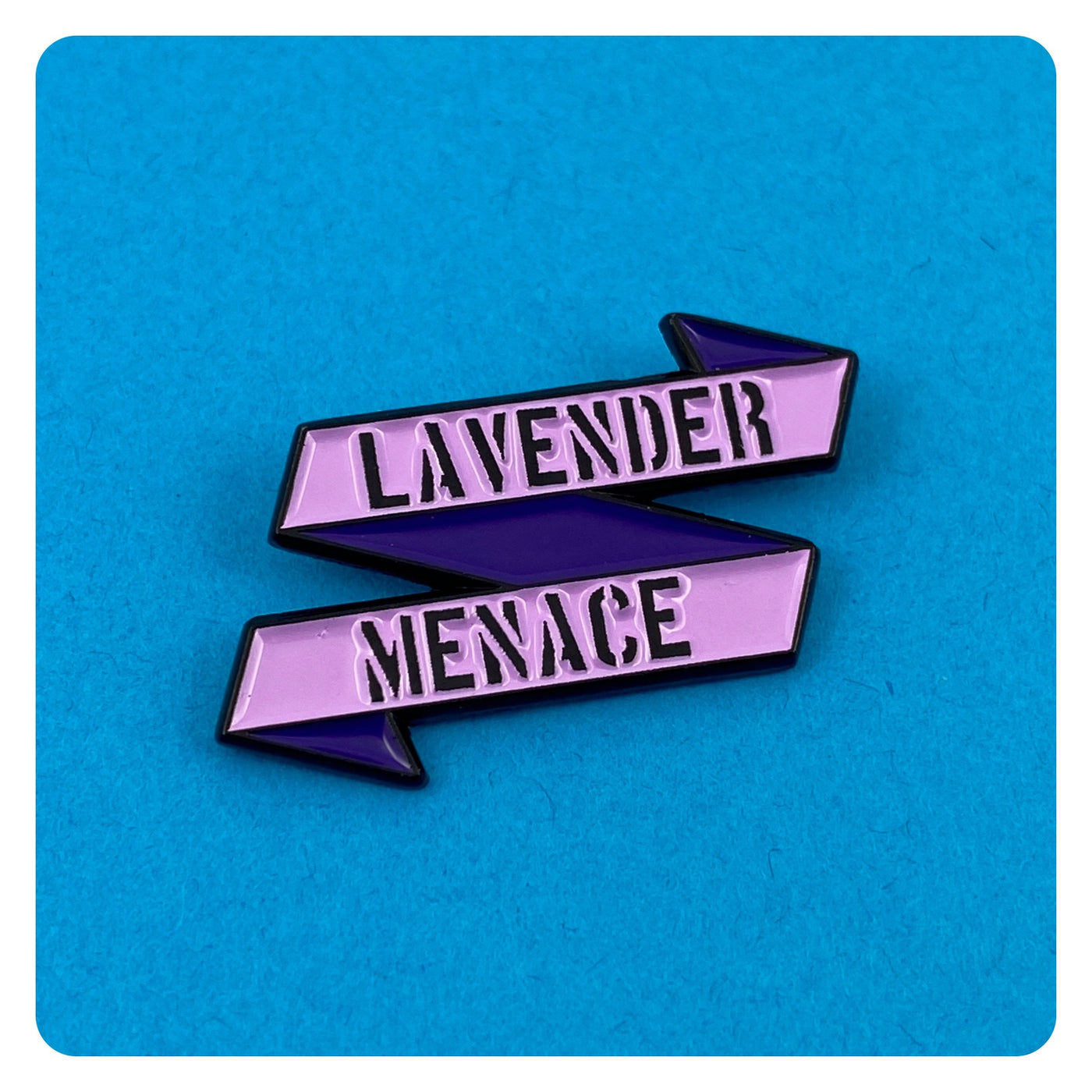 Lavender Menace Enamel Pin