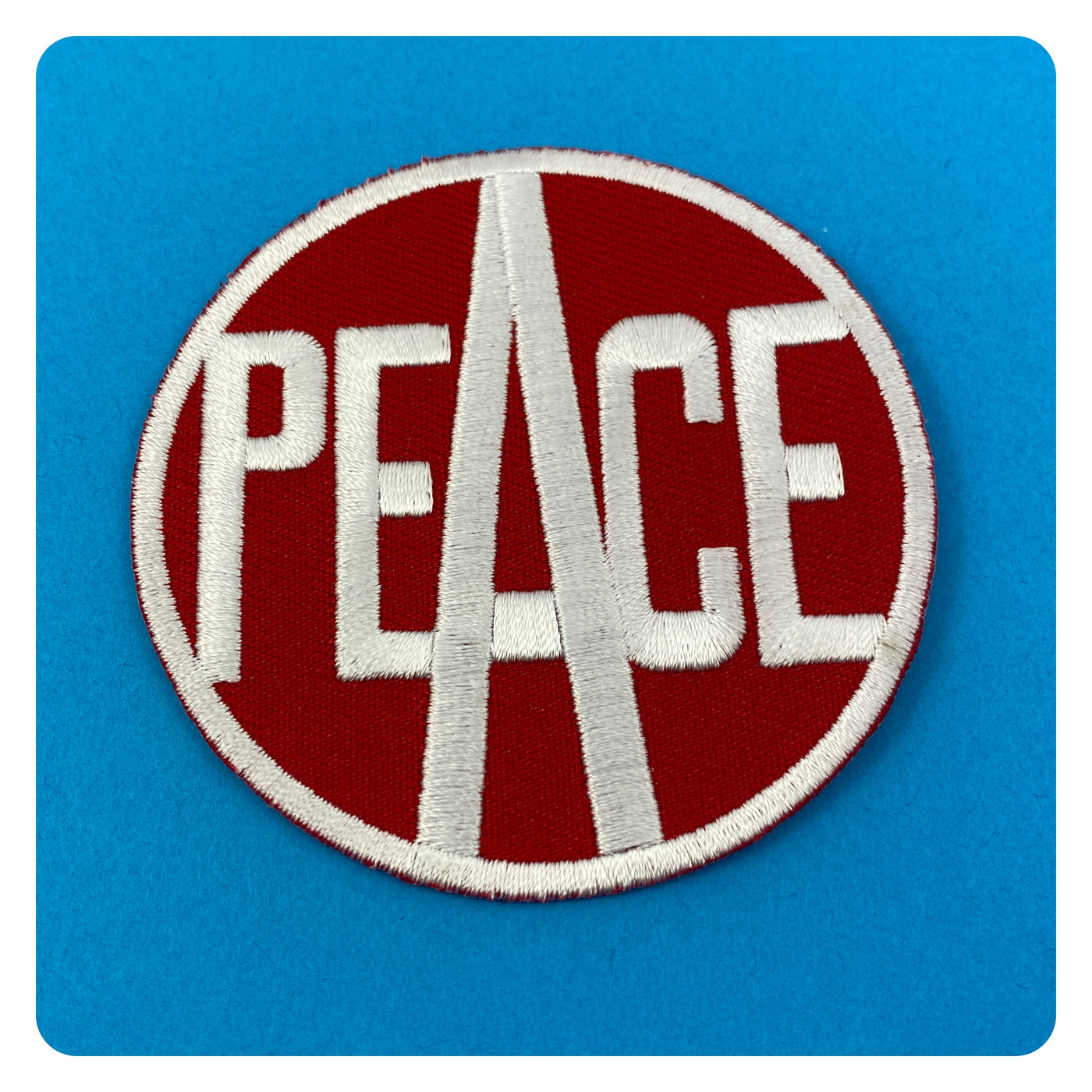 Peace Vintage Design Iron On Patch