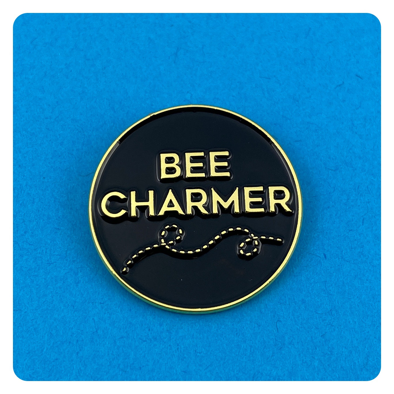 Bee Charmer Enamel Pin