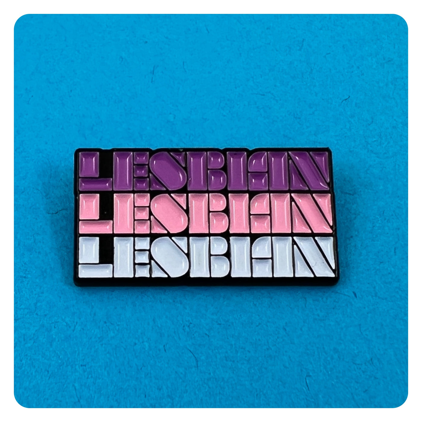 Lesbian Vintage Design Enamel Pin