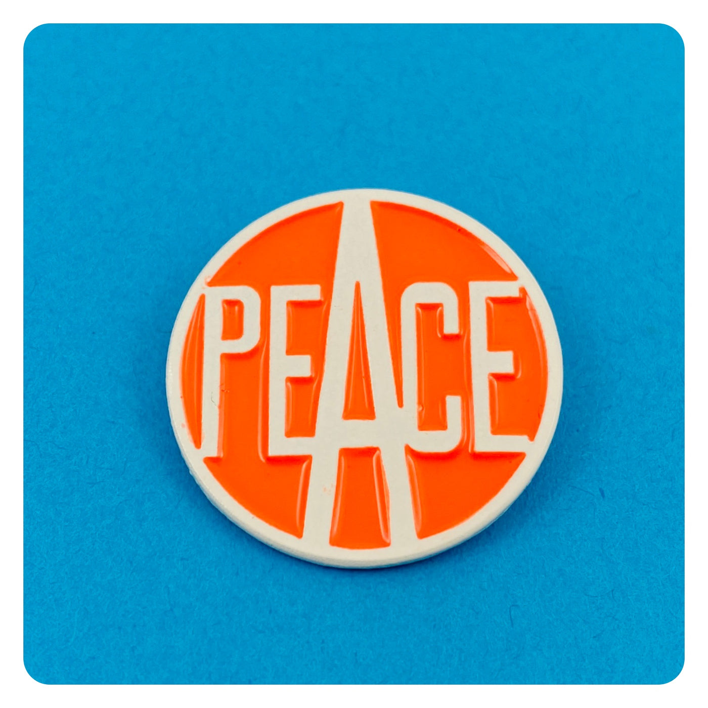 Peace Vintage Design Enamel Pin