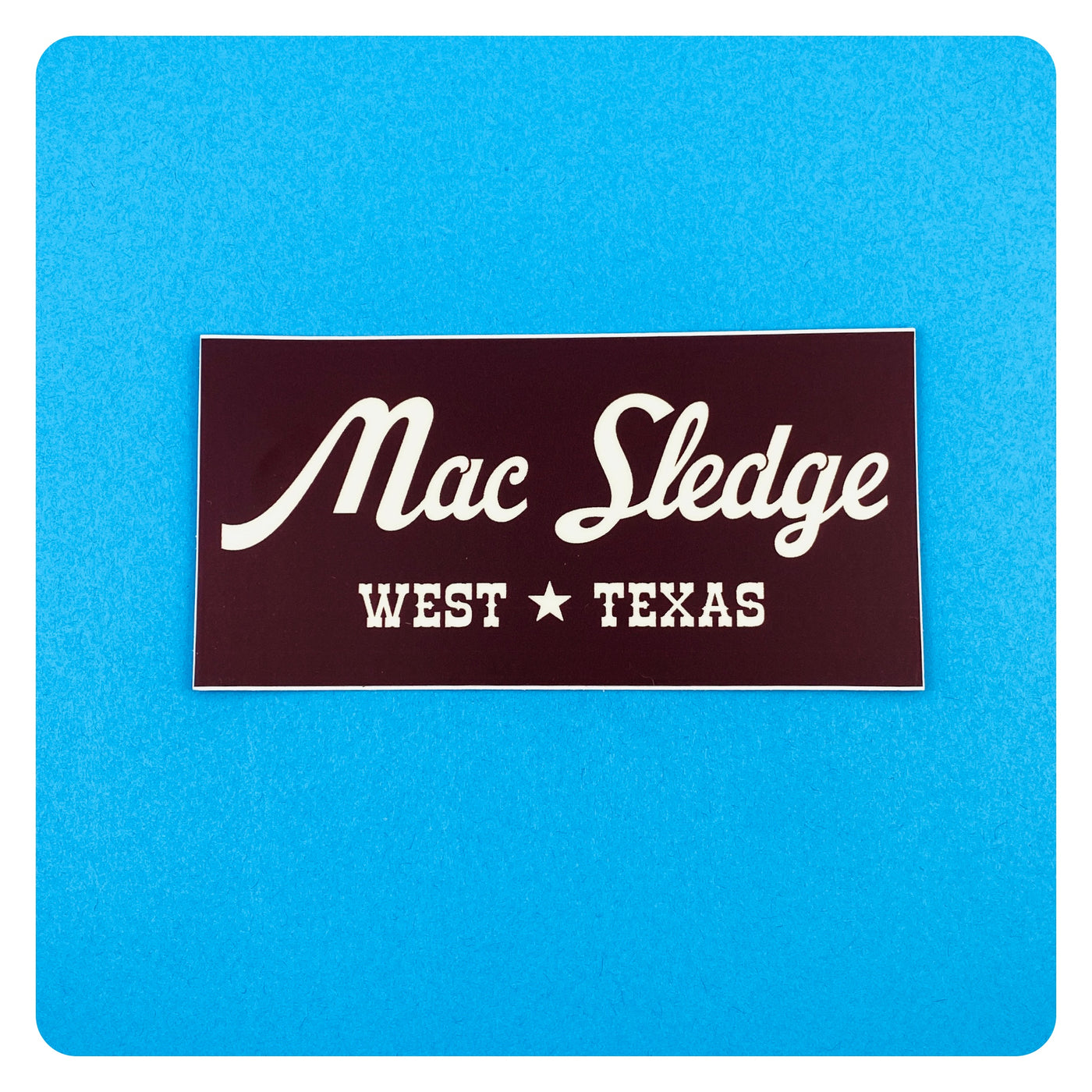 Mac Sledge Sticker