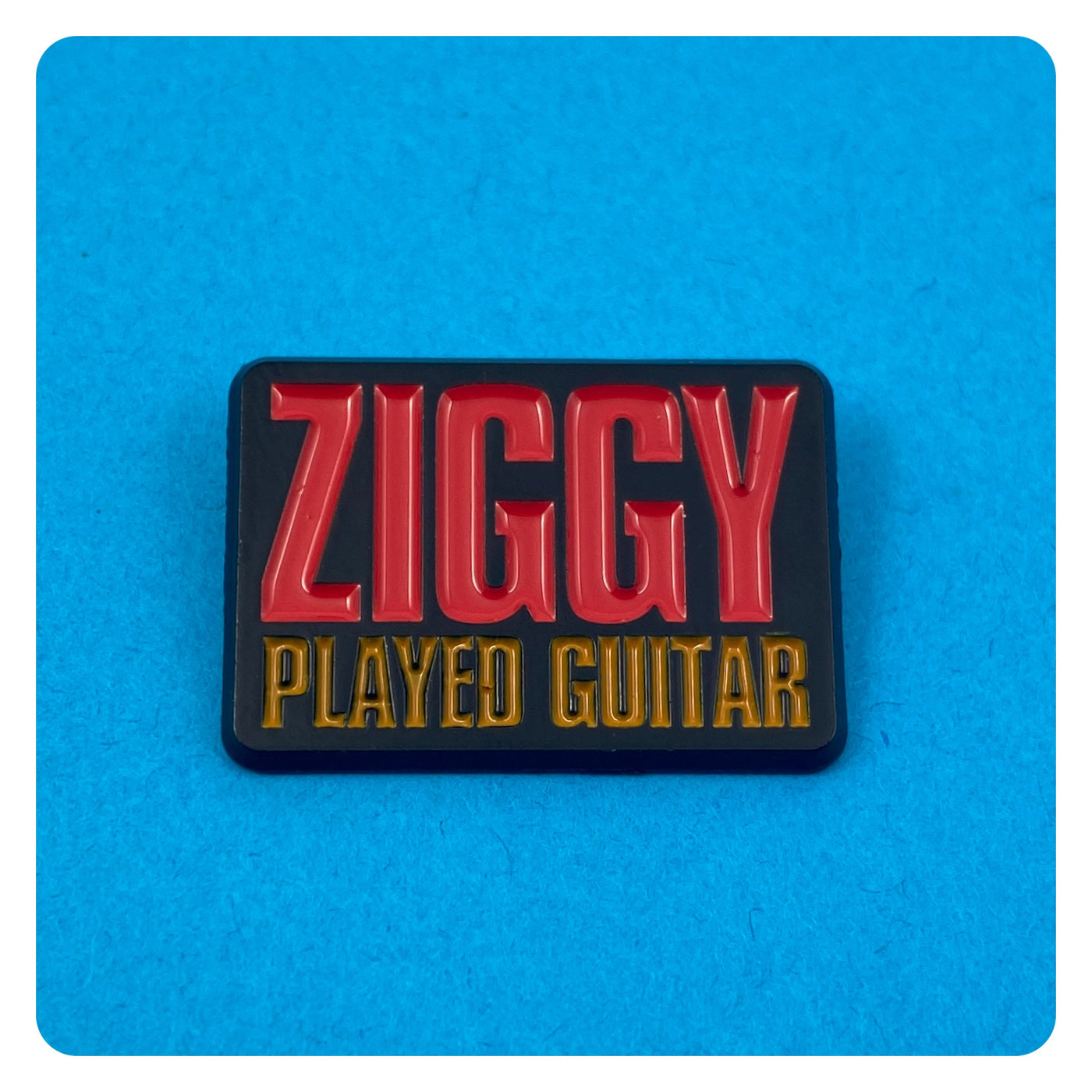 Ziggy Played Guitar Enamel Pin