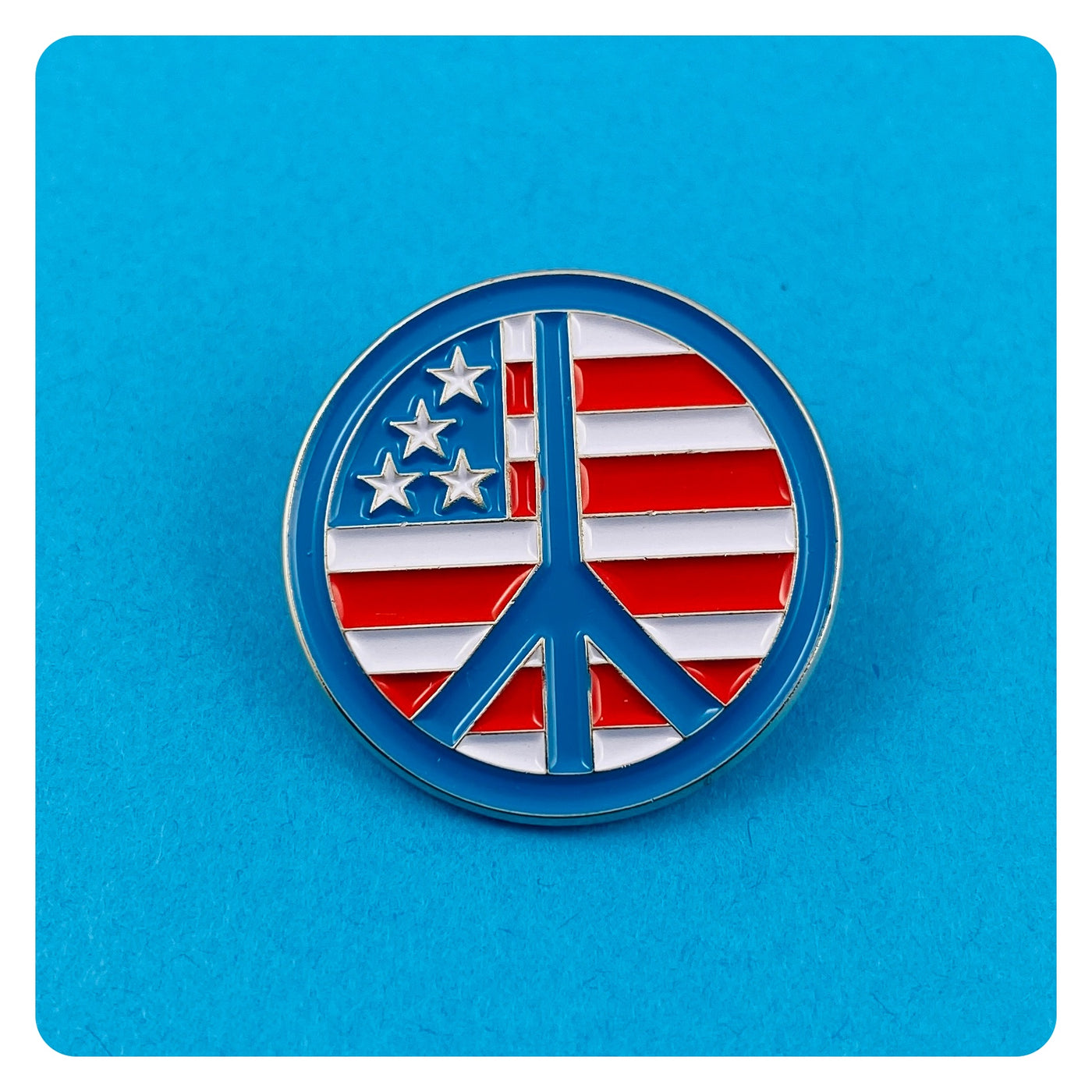 Peace Sign Enamel Pin