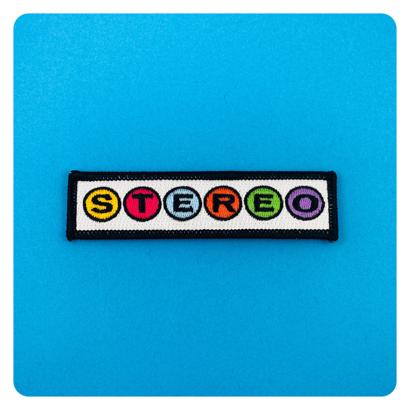 STEREO Vintage album art patch