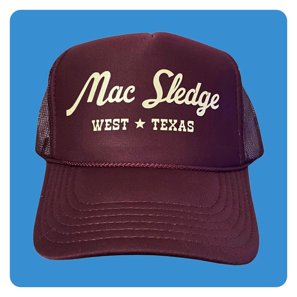 Mac Sledge Tender Mercies Tribute Foam Trucker Hat