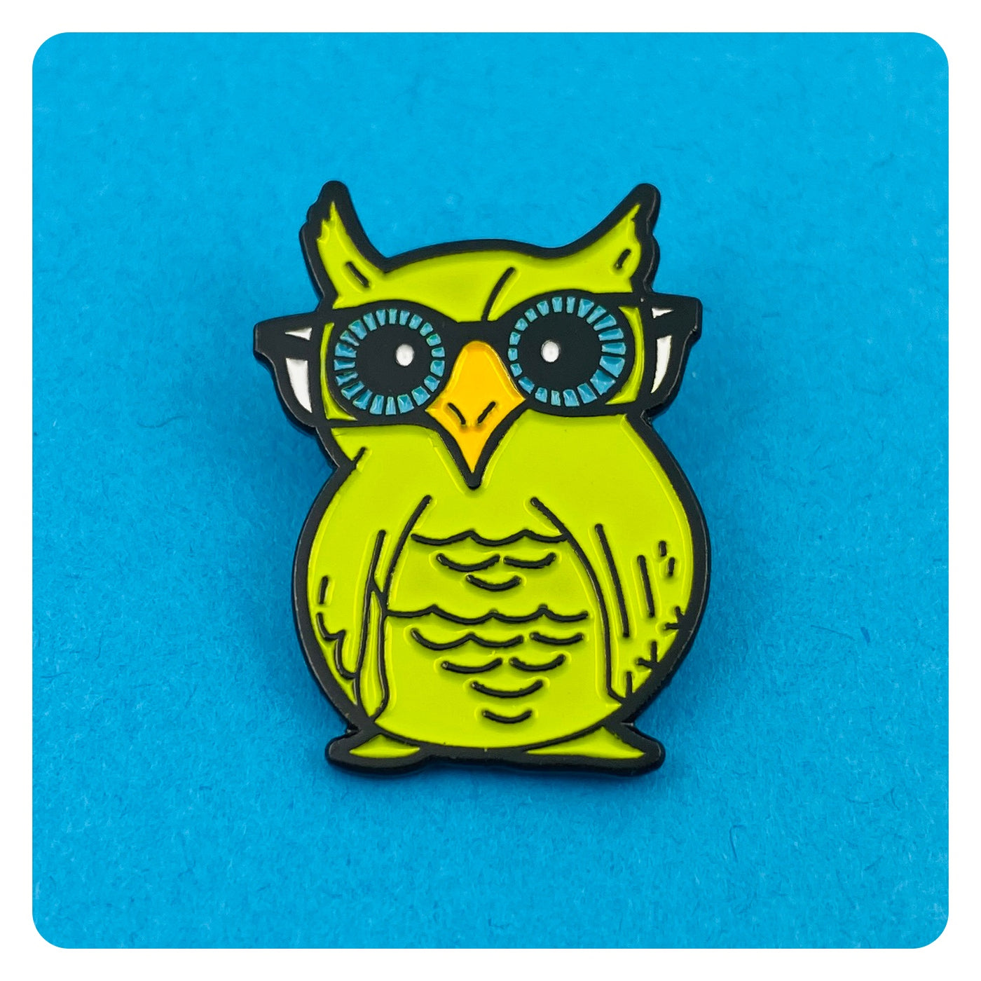 City Owl Enamel Pin