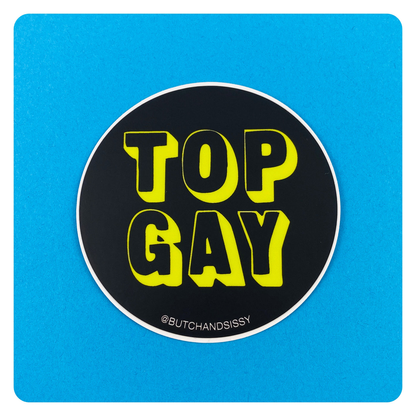 Top Gay Sticker